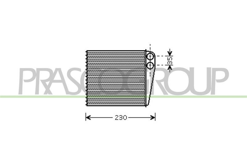 PRASCO Heat Exchanger, interior heating PrascoSelection