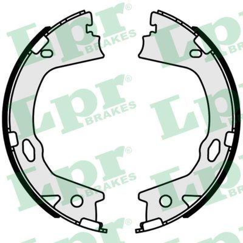 LPR Brake Shoe Set, parking brake