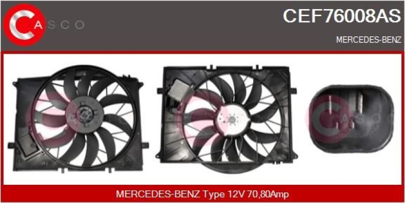 CASCO Elektromotor, Kühlerlüfter