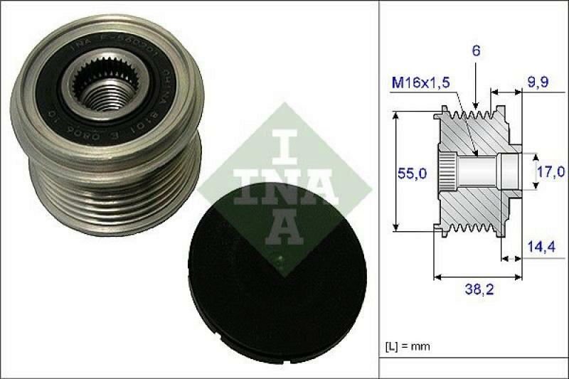 INA Alternator Freewheel Clutch