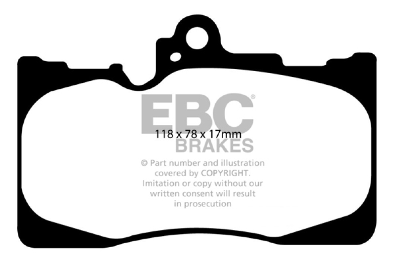 EBC Brakes Brake Pad Set, disc brake