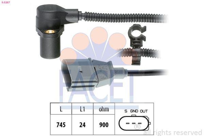 FACET Impulsgeber, Kurbelwelle Made in Italy - OE Equivalent
