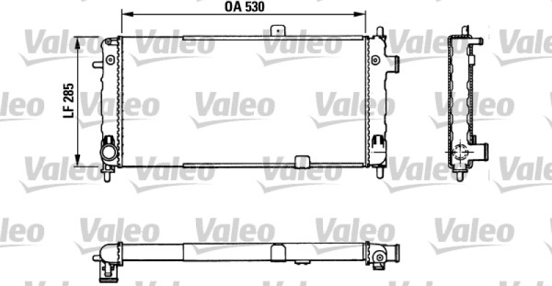 VALEO Radiator, engine cooling