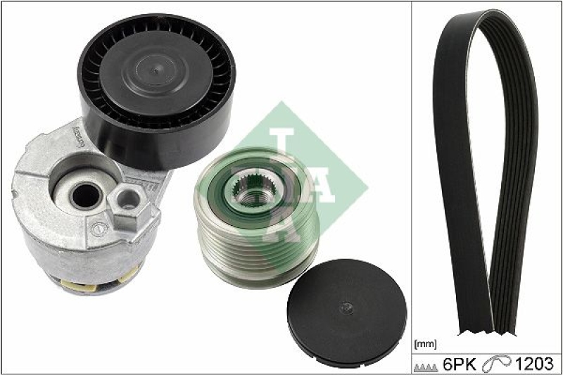 INA Keilrippenriemensatz