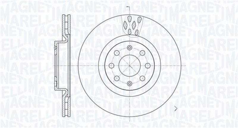 MAGNETI MARELLI Brake Disc
