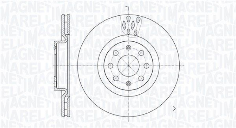 MAGNETI MARELLI Bremsscheibe