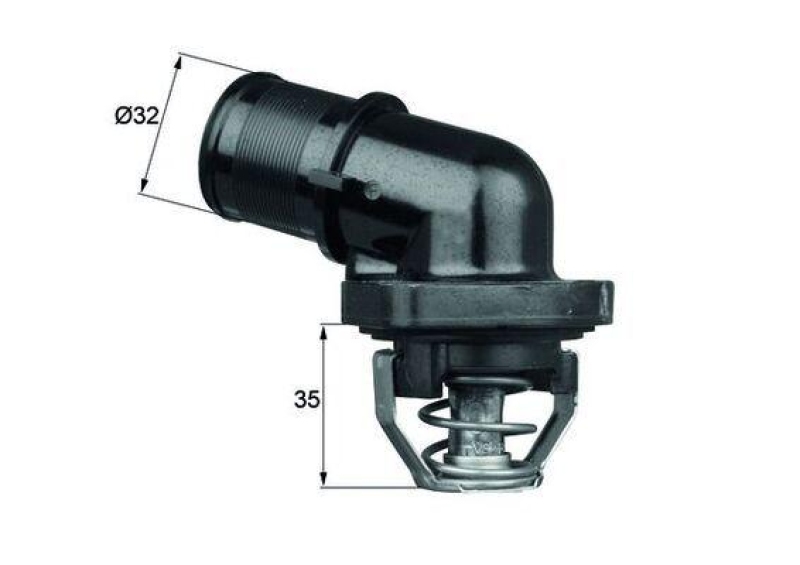 MAHLE Thermostat für Kühlmittel / Kühlerthermostat