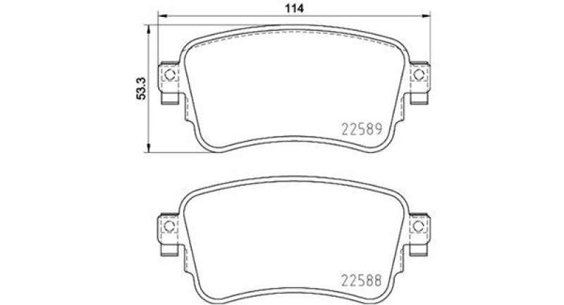 MAGNETI MARELLI Bremsbelagsatz, Scheibenbremse