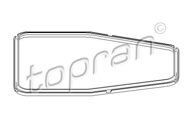 TOPRAN Gasket, automatic transmission oil sump