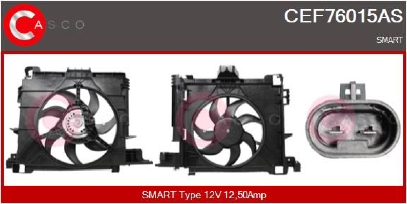 CASCO Elektromotor, Kühlerlüfter