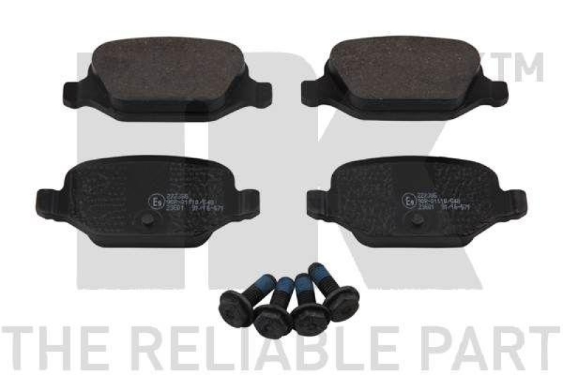 Bremsbelagsatz, Scheibenbremse 222386
