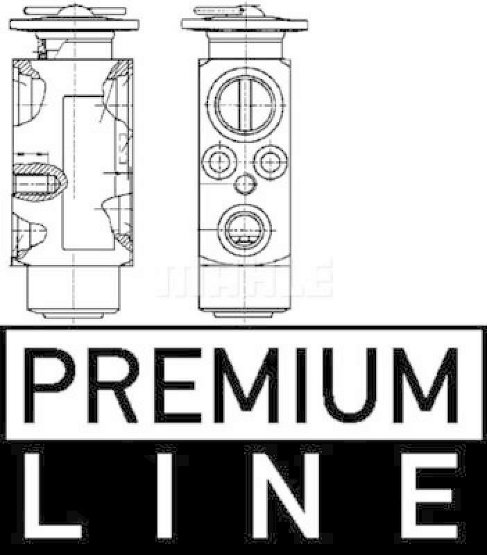 MAHLE Expansionsventil, Klimaanlage PREMIUM LINE