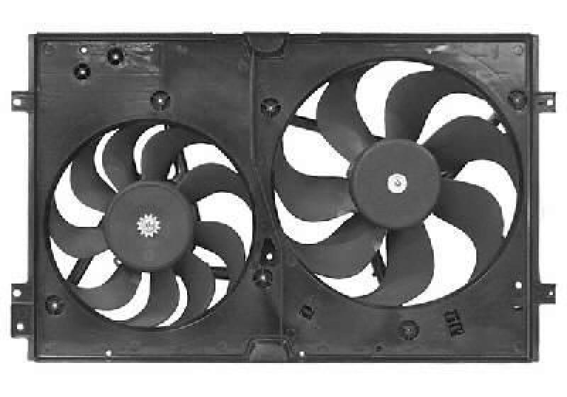 VAN WEZEL Fan, A/C condenser