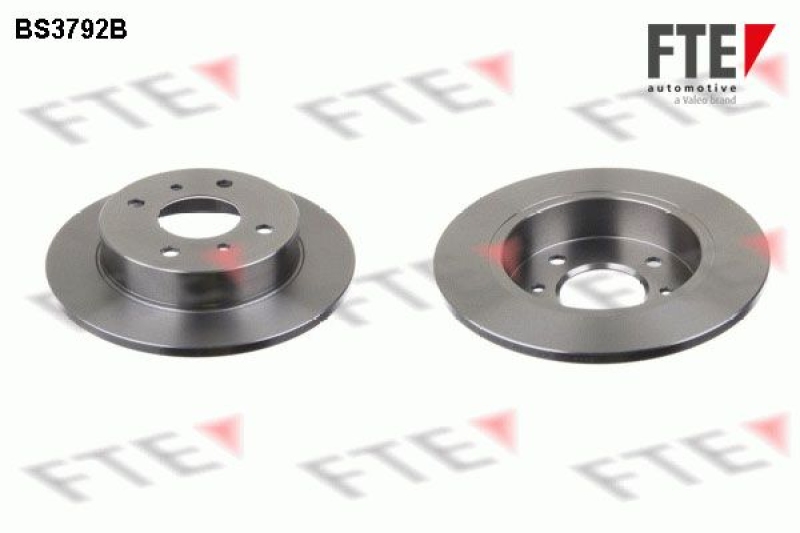 2x FTE Bremsscheibe COATED RANGE