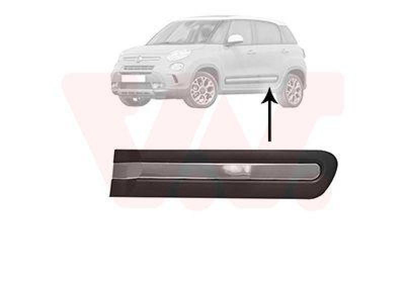 VAN WEZEL Trim/Protective Strip, door