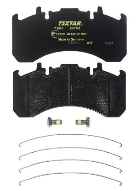 TEXTAR Brake Pad Set, disc brake
