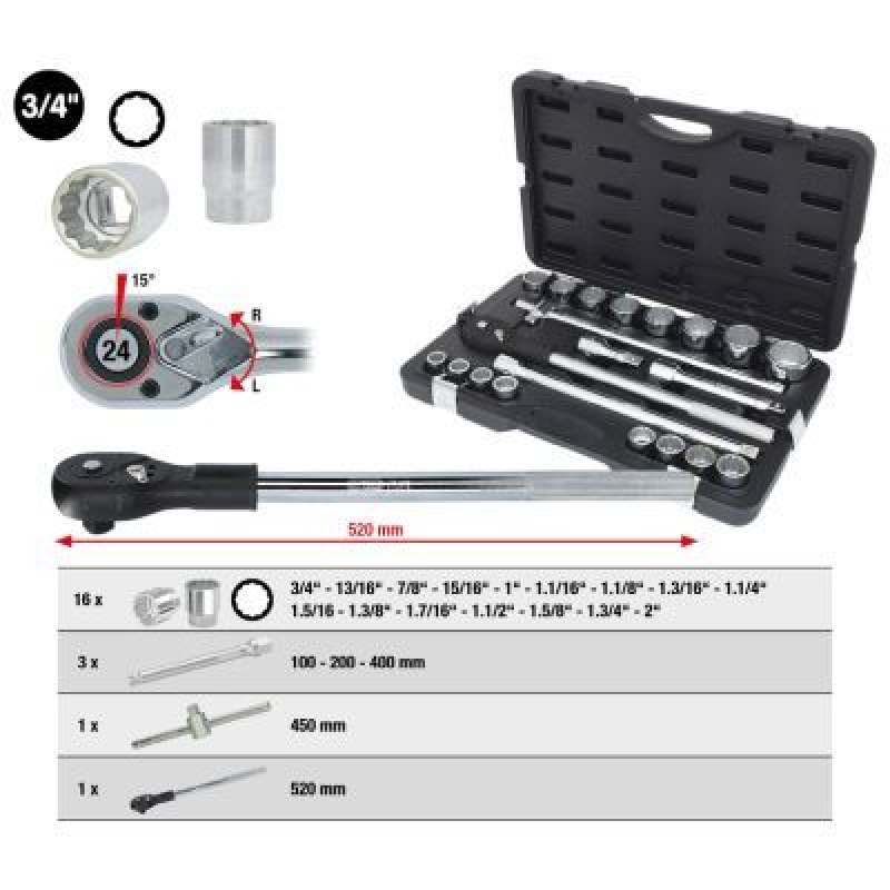 KS TOOLS Steckschlüsselsatz