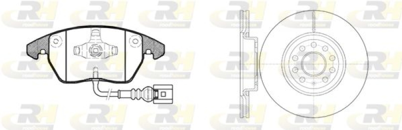 ROADHOUSE Bremsensatz, Scheibenbremse Dual Kit