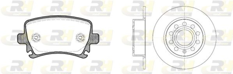 ROADHOUSE Bremsensatz, Scheibenbremse Dual Kit