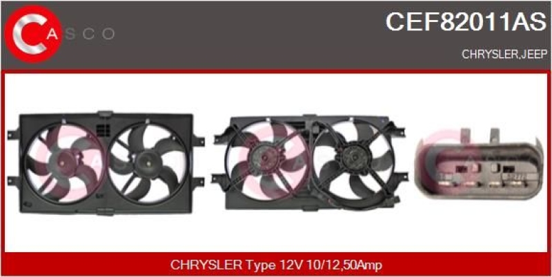 CASCO Elektromotor, Kühlerlüfter