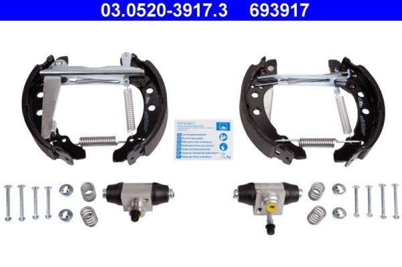 ATE Brake Shoe Set Original ATE TopKit