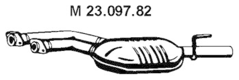 EBERSPÄCHER Mittelschalldämpfer