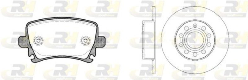 ROADHOUSE Bremsensatz, Scheibenbremse Dual Kit