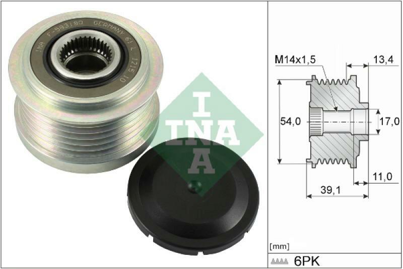 INA Generatorfreilauf 535 0311 10