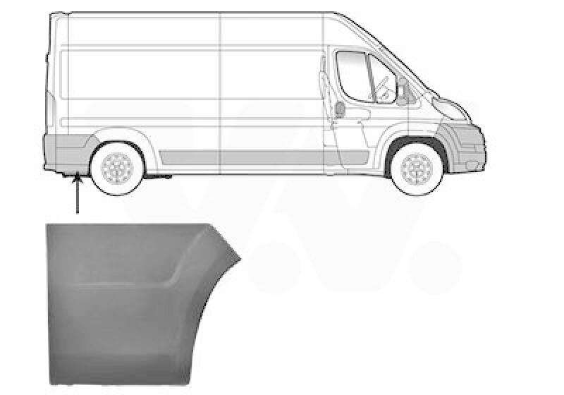 VAN WEZEL Zier-/Schutzleiste, Seitenwand 983410