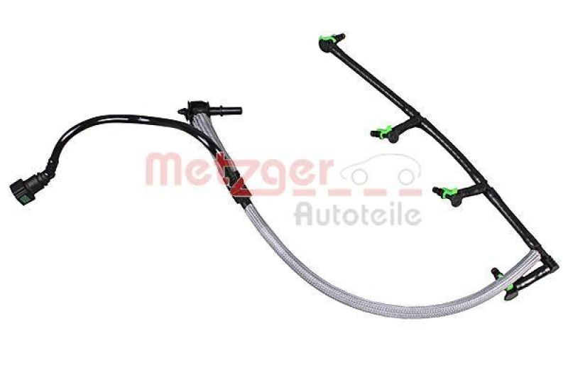 METZGER Hose, fuel overflow