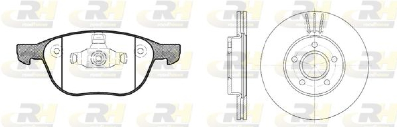 ROADHOUSE Bremsensatz, Scheibenbremse Dual Kit