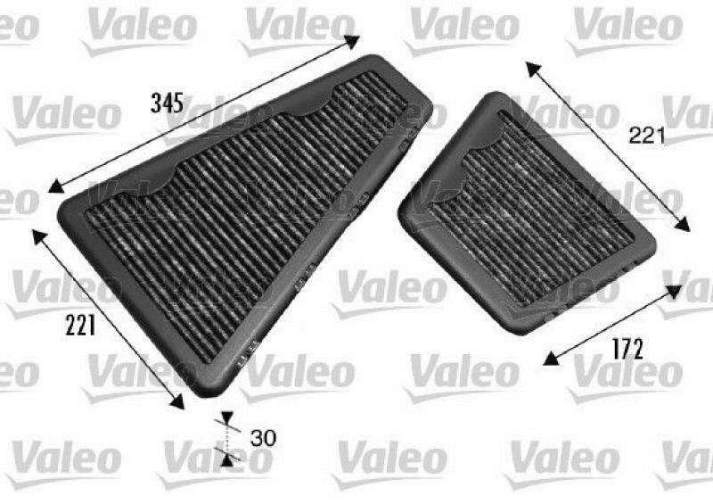 VALEO Filter, interior air CLIMFILTER PROTECT