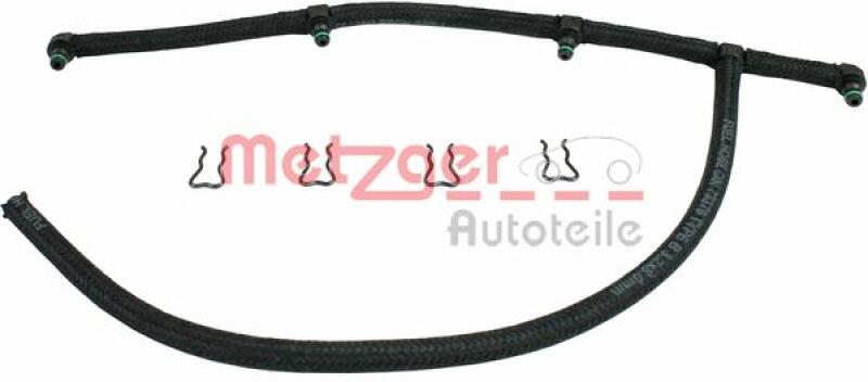 METZGER Hose, fuel overflow