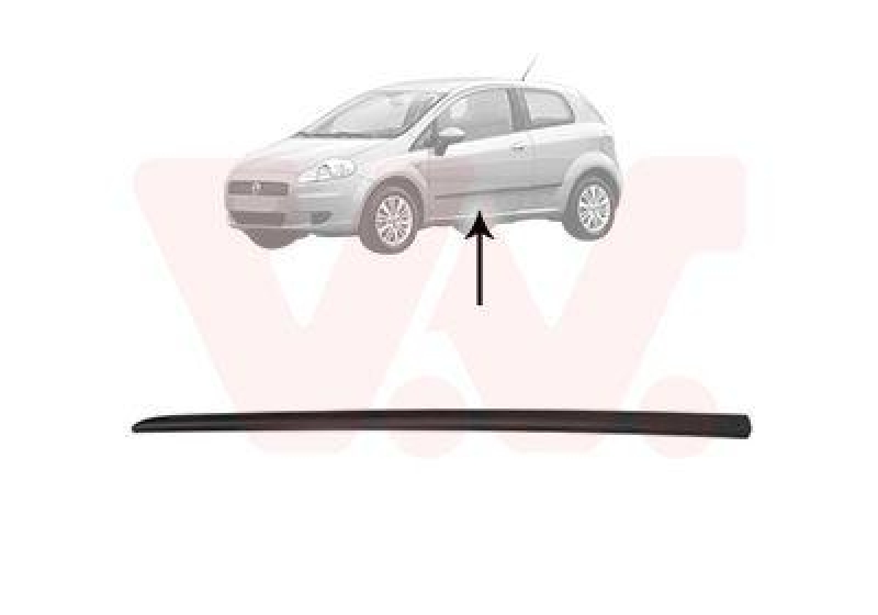 VAN WEZEL Trim/Protective Strip, door