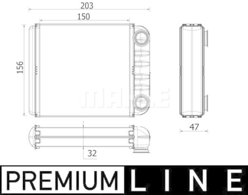 MAHLE Wärmetauscher, Innenraumheizung