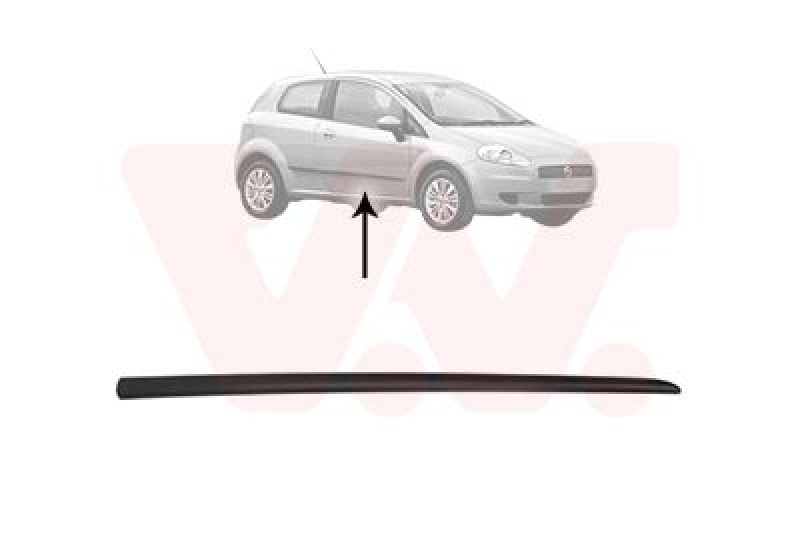 VAN WEZEL Trim/Protective Strip, door