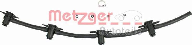 METZGER Hose, fuel overflow