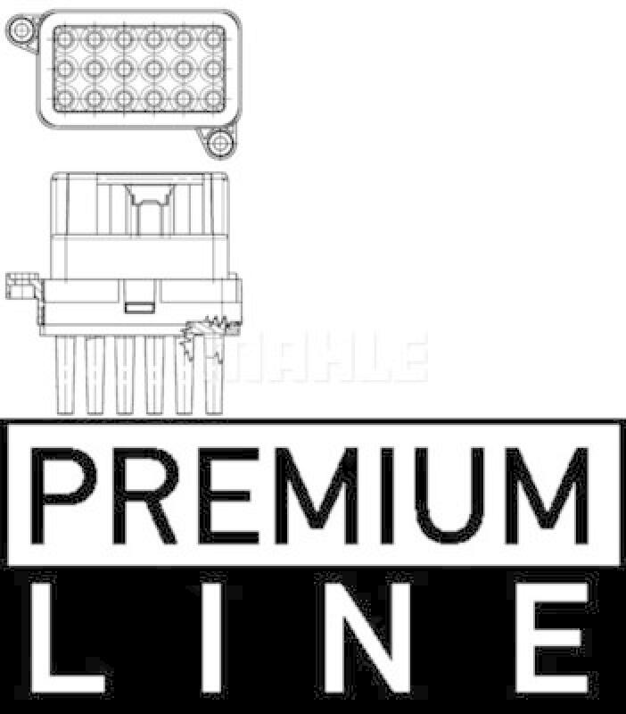 MAHLE Regler, Innenraumgebläse BEHR *** PREMIUM LINE ***