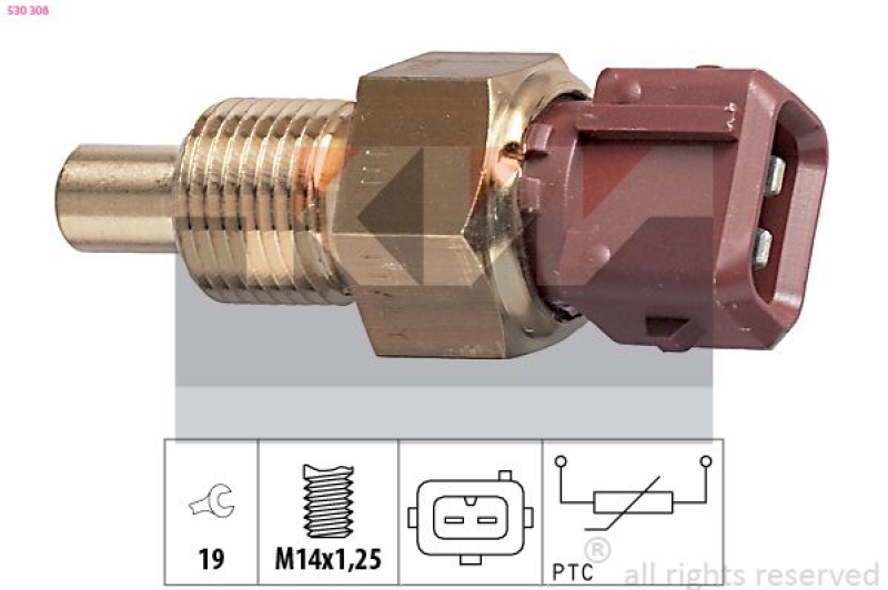 KW Sensor, Kühlmitteltemperatur Made in Italy - OE Equivalent