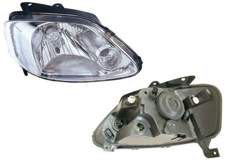 1x Halogen Hauptscheinwerfer passend für VW FOX 5Z1 BJ bis 12/2008 ab 09/2005