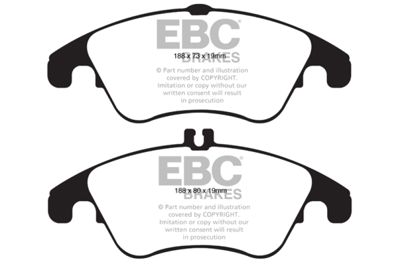 EBC Brakes Bremsbelagsatz, Scheibenbremse