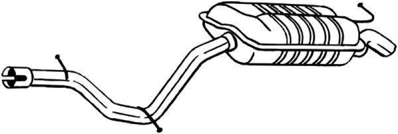 BOSAL Endschalldämpfer