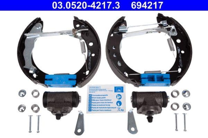ATE Brake Shoe Set Original ATE TopKit