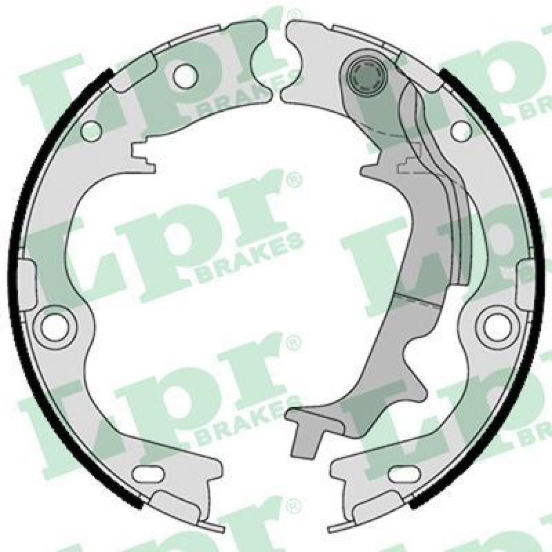 LPR Brake Shoe Set, parking brake