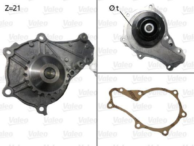 VALEO Wasserpumpe, Motorkühlung 506714