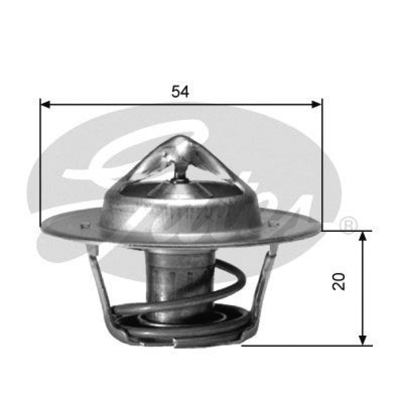 GATES Thermostat f&uuml;r K&uuml;hlmittel / K&uuml;hlerthermostat TH00182G4