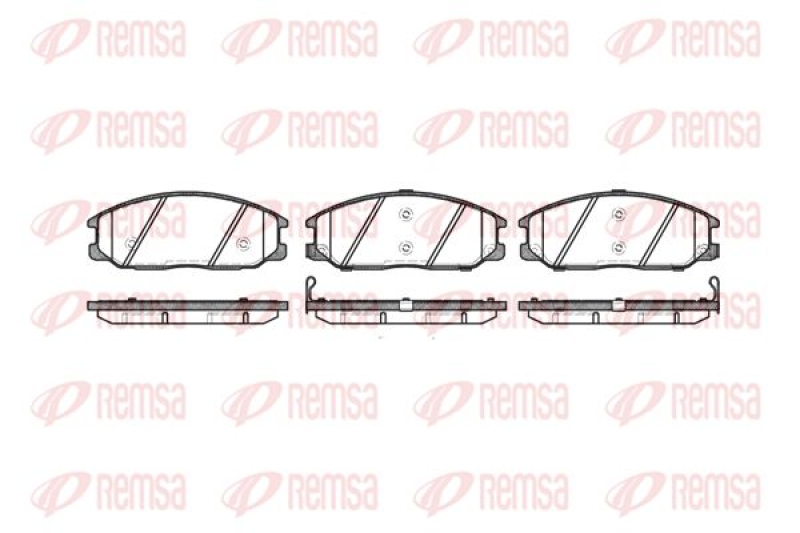 KAWE Brake Pad Set, disc brake