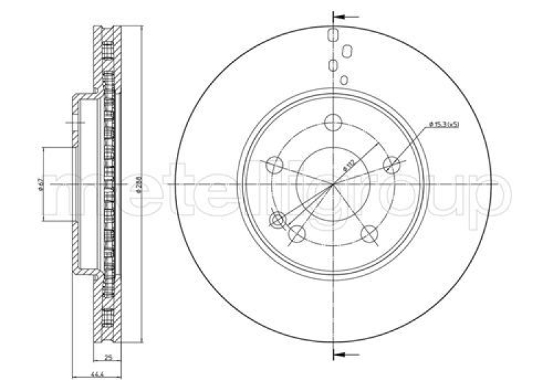 2x fri.tech. Brake Disc