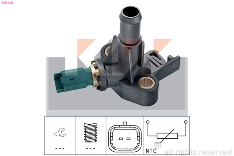 KW Sensor, Kühlmitteltemperatur Made in Italy - OE Equivalent