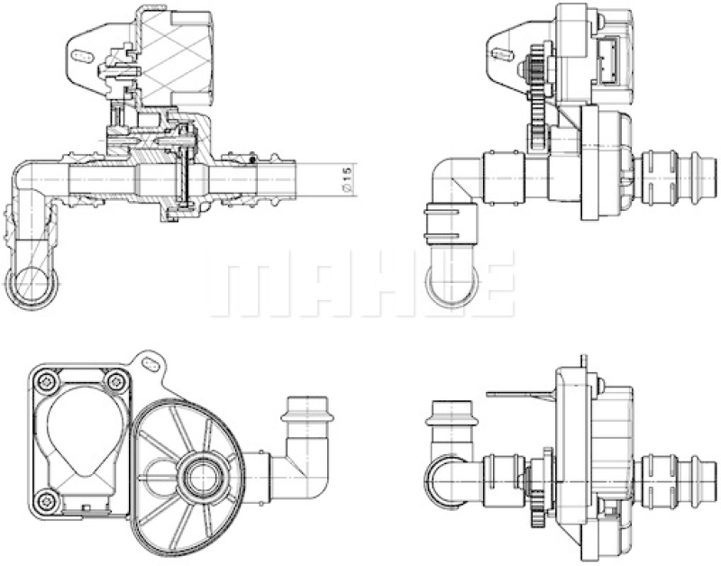 MAHLE Magnetventil, Klimaanlage BEHR *** PREMIUM LINE ***